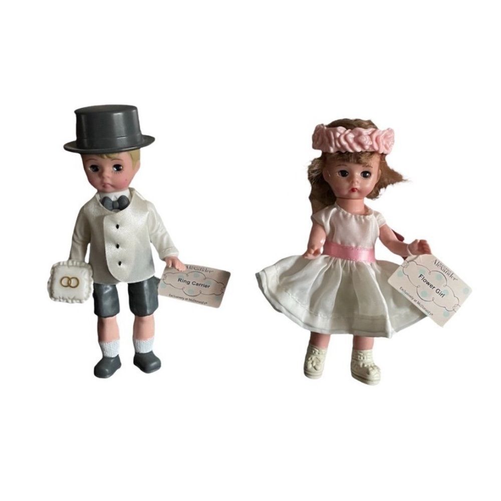 Madame Alexander Collectible Wedding Dolls Ring Bearer Flower Girl